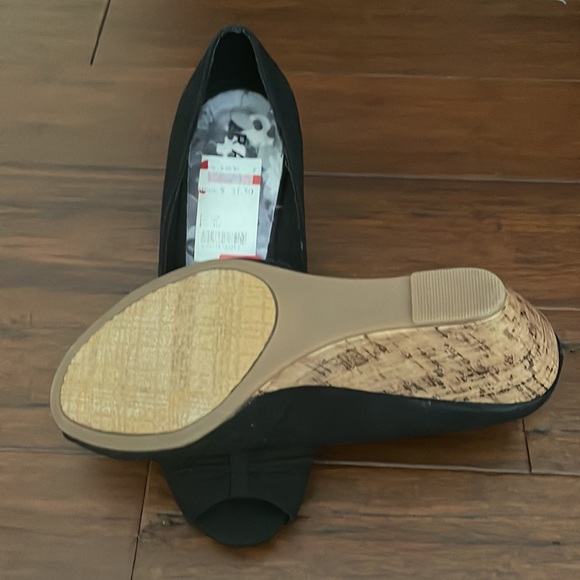 Rampage black Wedge Shoe - New - Picture 4 of 4